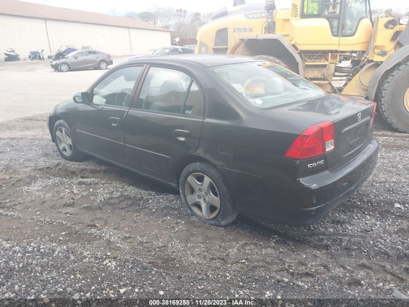 2004 Honda Civic Ex VIN: 2HGES267X4H628828 Lot: 38169258