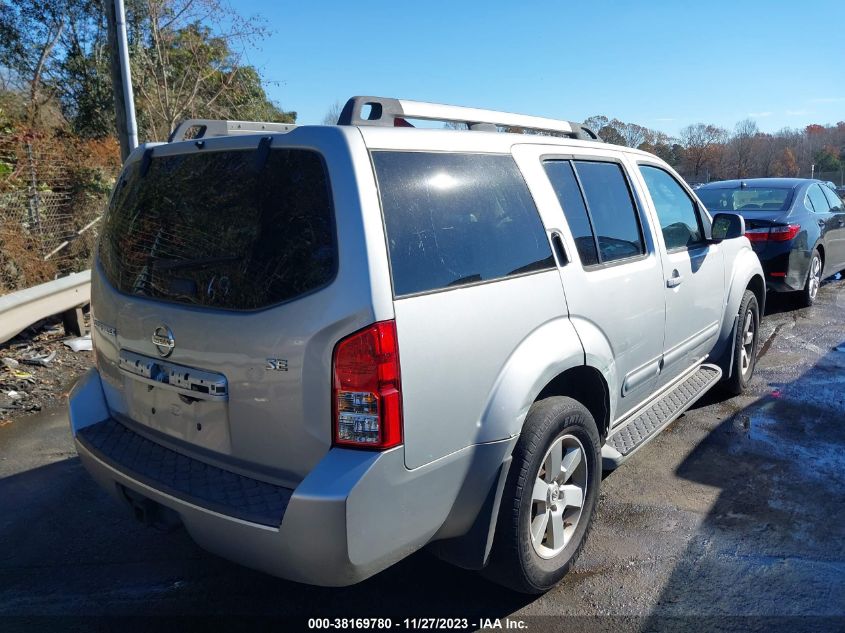 5N1AR18B99C611125 2009 Nissan Pathfinder Se