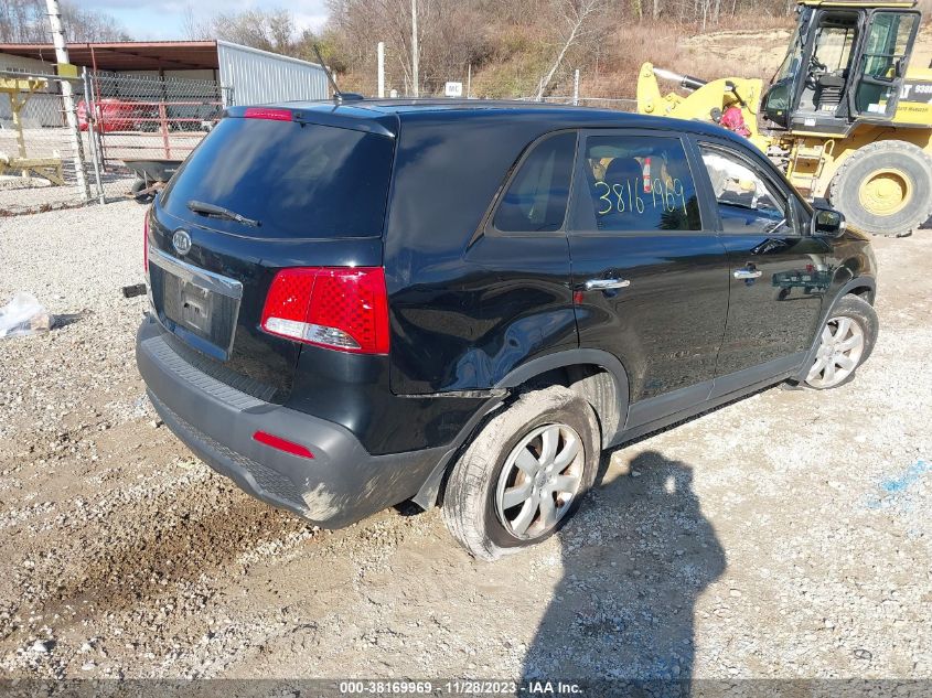 2012 Kia Sorento Lx VIN: 5XYKT4A1XCG229704 Lot: 38169969