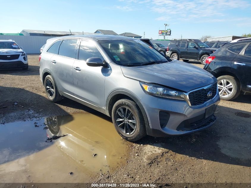 2020 Kia Sorento 2.4L Lx VIN: 5XYPG4A39LG689044 Lot: 38170428