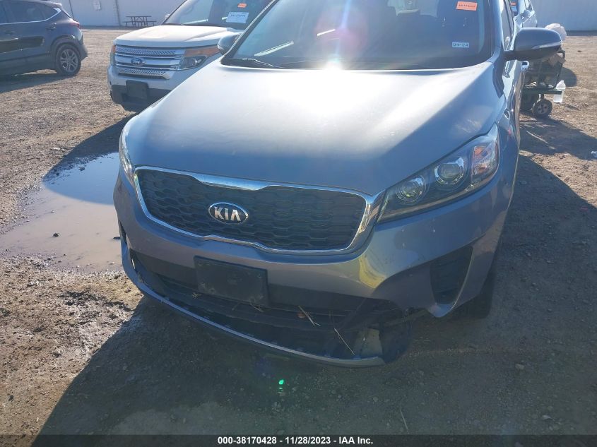 2020 Kia Sorento 2.4L Lx VIN: 5XYPG4A39LG689044 Lot: 38170428