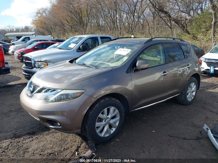 JN8AZ1MW3EW520376 2014 Nissan Murano Sl/Le/Sv/S