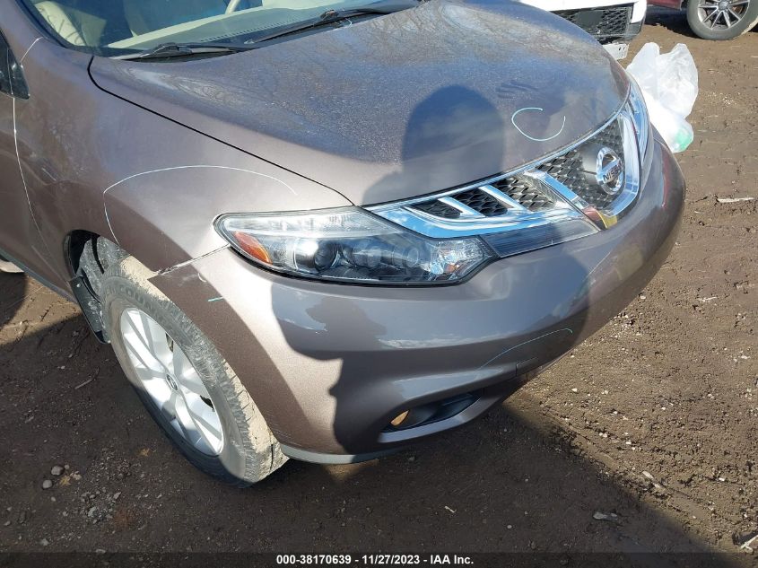 JN8AZ1MW3EW520376 2014 Nissan Murano Sl/Le/Sv/S