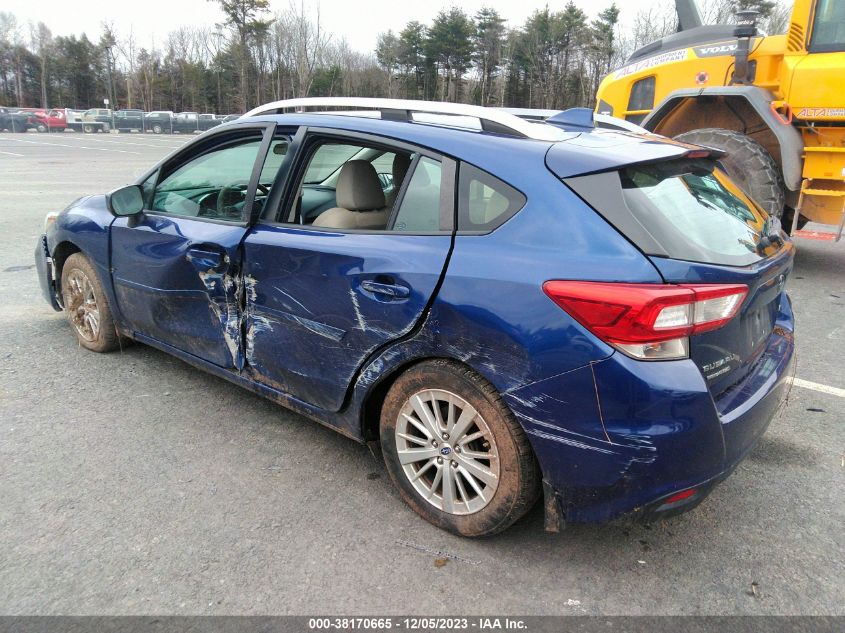 2018 Subaru Impreza 2.0I Premium VIN: 4S3GTAB65J3722187 Lot: 38170665