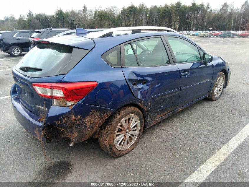 2018 Subaru Impreza 2.0I Premium VIN: 4S3GTAB65J3722187 Lot: 38170665