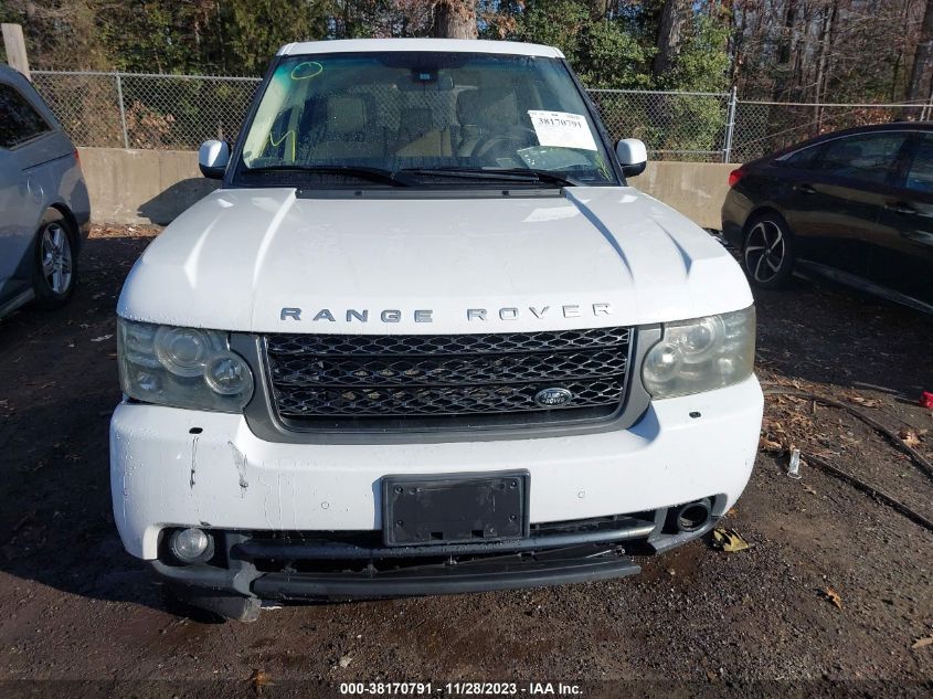 2011 Land Rover Range Rover Hse VIN: SALME1D40BA332645 Lot: 38170791