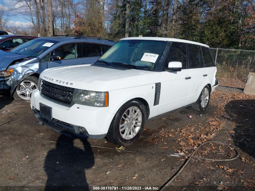 2011 Land Rover Range Rover Hse VIN: SALME1D40BA332645 Lot: 38170791