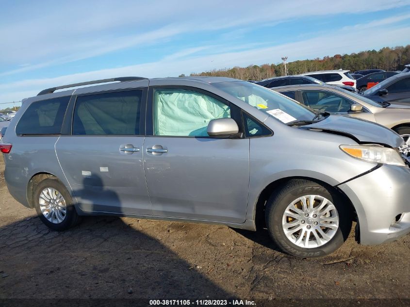 2015 Toyota Sienna Xle 8 Passenger VIN: 5TDYK3DC2FS555282 Lot: 38171105