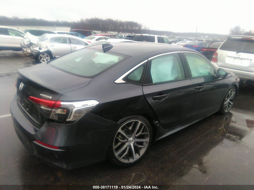 2022 Honda Civic Touring VIN: 2HGFE1F96NH303179 Lot: 38171119