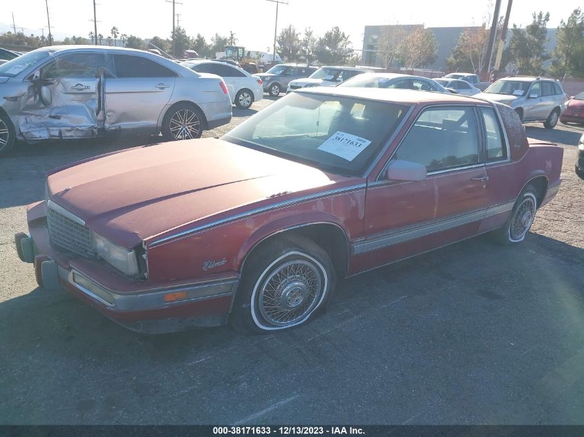 1988 Cadillac Eldorado VIN: 1G6EL1159JU611106 Lot: 38171633