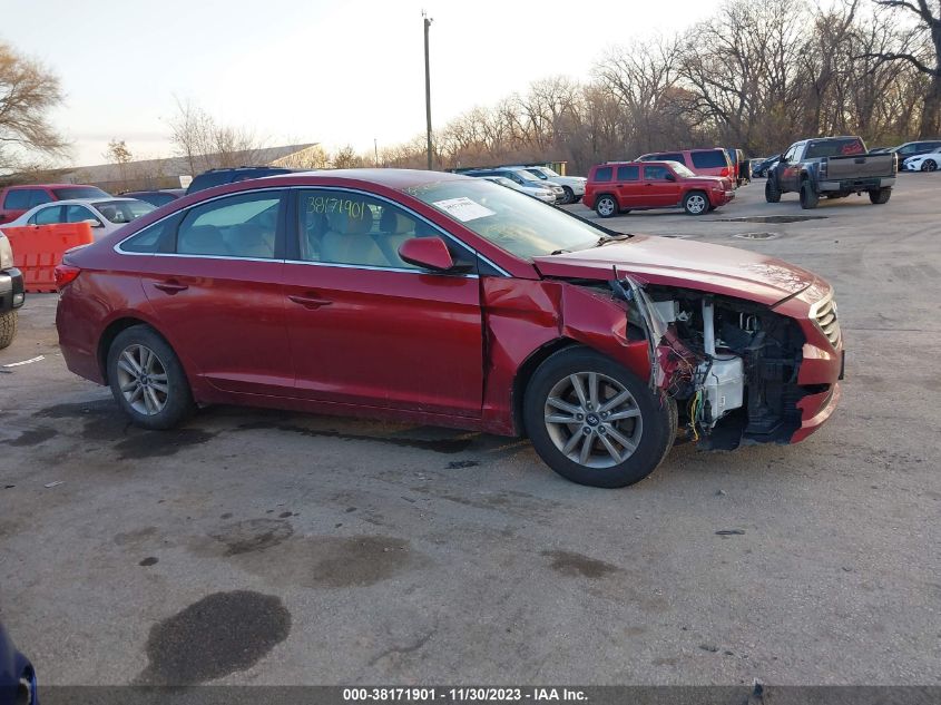 2016 Hyundai Sonata Se VIN: 5NPE24AF4GH303189 Lot: 38171901