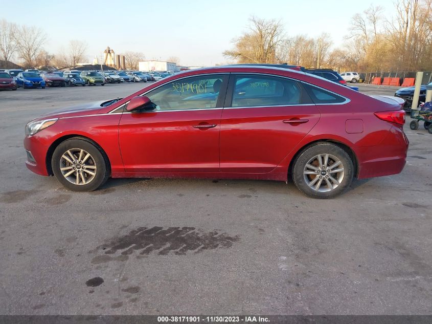 2016 Hyundai Sonata Se VIN: 5NPE24AF4GH303189 Lot: 38171901