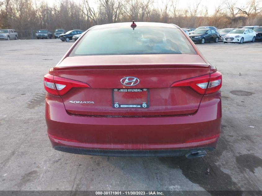 2016 Hyundai Sonata Se VIN: 5NPE24AF4GH303189 Lot: 38171901