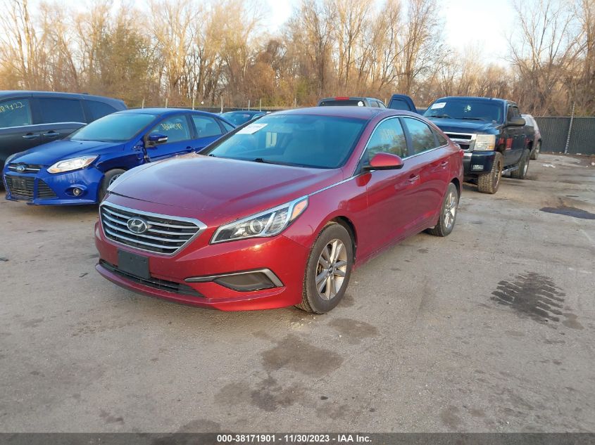 2016 Hyundai Sonata Se VIN: 5NPE24AF4GH303189 Lot: 38171901