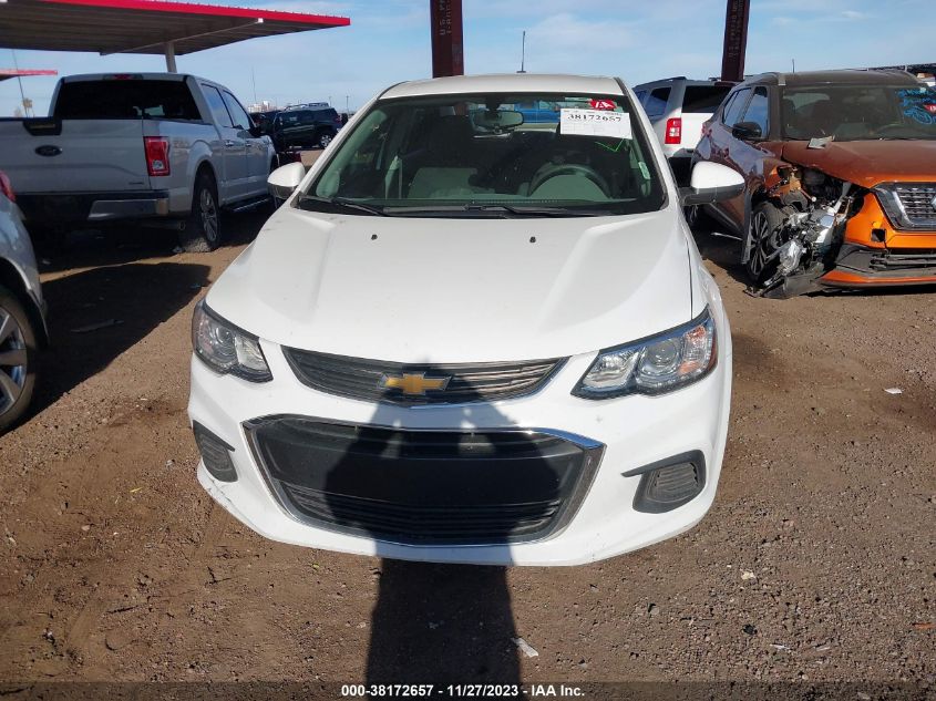 2020 Chevrolet Sonic Fwd Lt VIN: 1G1JD5SB5L4102744 Lot: 38172657