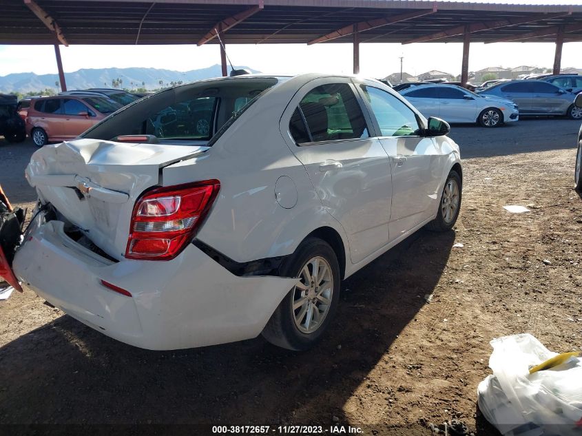 2020 Chevrolet Sonic Fwd Lt VIN: 1G1JD5SB5L4102744 Lot: 38172657