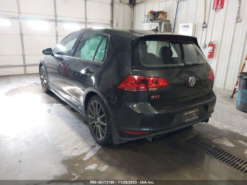 3VW547AU0GM016823 2016 Volkswagen Golf Gti Autobahn W/Performance Package 4-Door