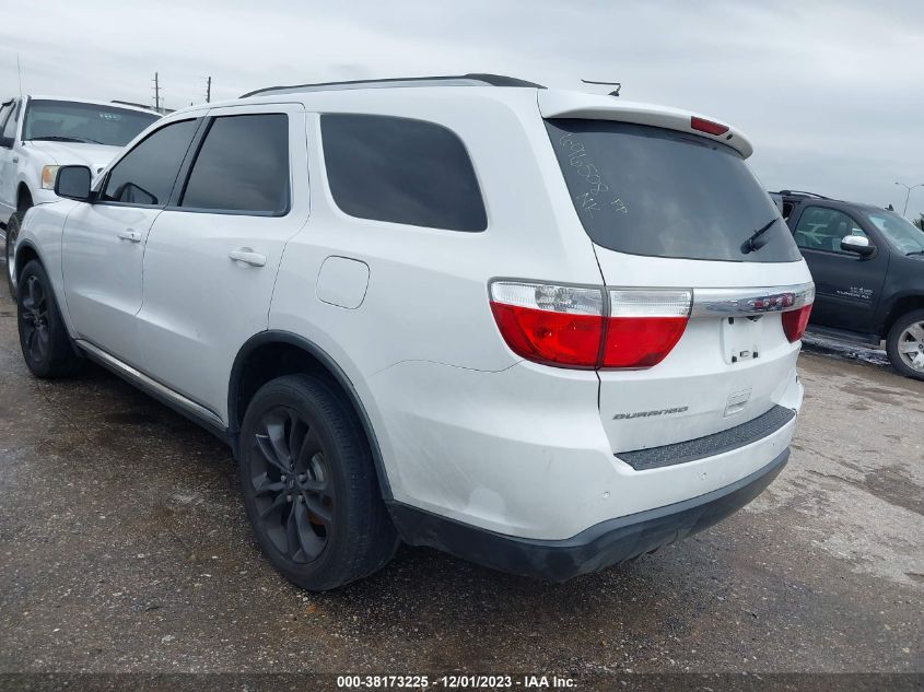 2013 Dodge Durango Sxt VIN: 1C4RDHAG3DC696508 Lot: 38173225