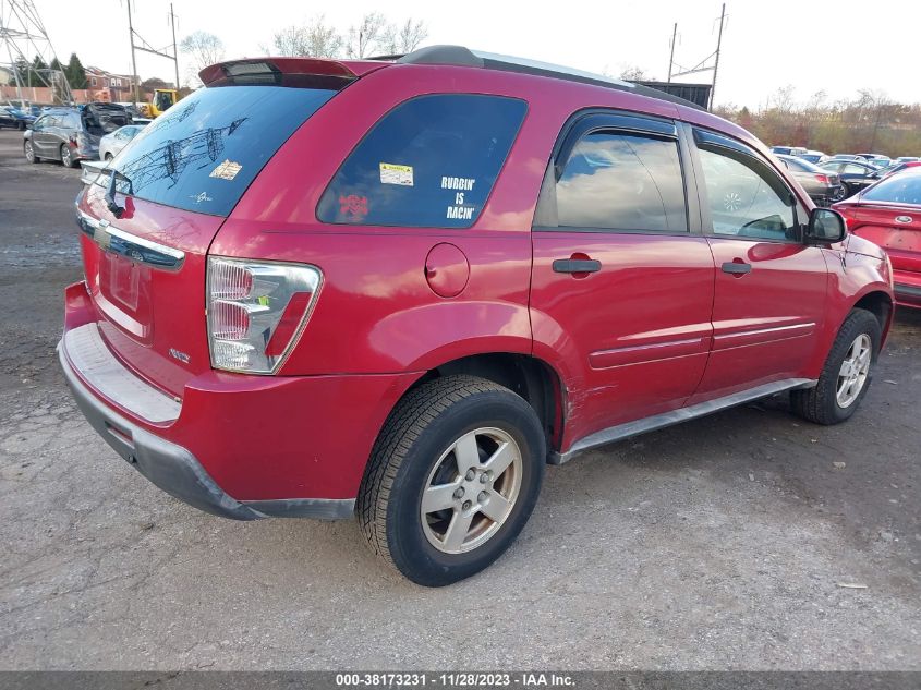 2005 Chevrolet Equinox Ls VIN: 2CNDL23F656102045 Lot: 38173231