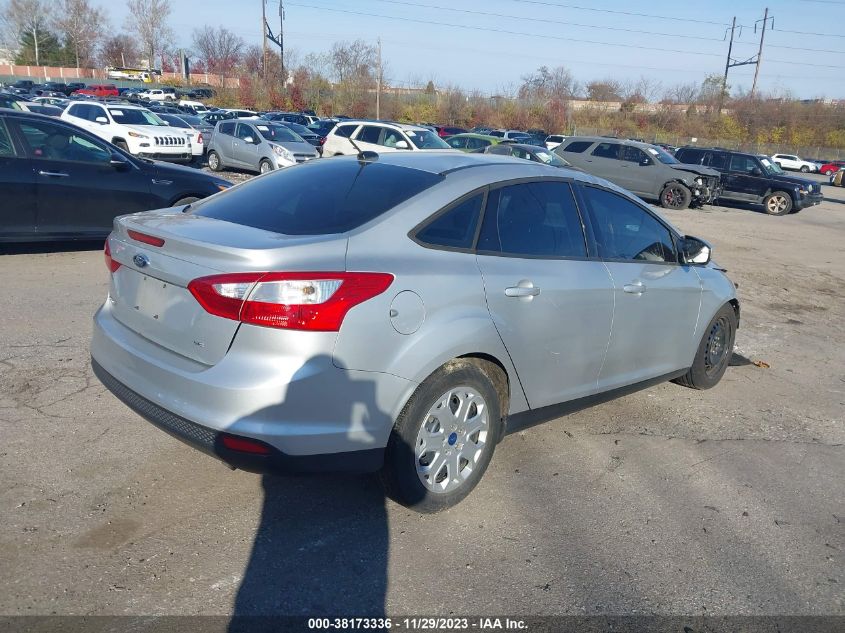 2012 Ford Focus Se VIN: 1FAHP3F23CL126628 Lot: 38173336