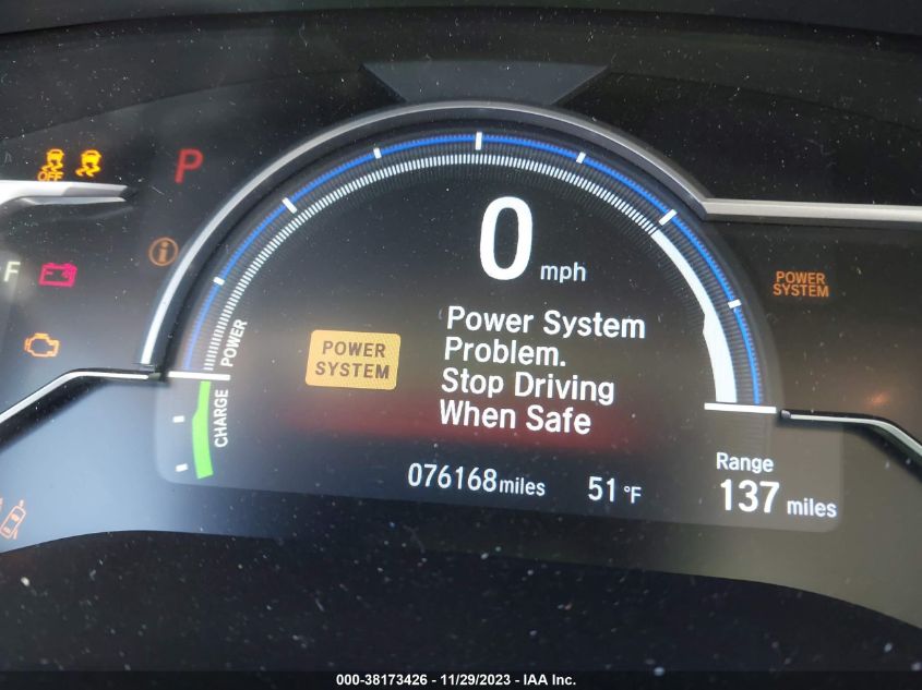 2018 Honda Clarity Plug-In Hybrid VIN: JHMZC5F12JC015920 Lot: 38173426