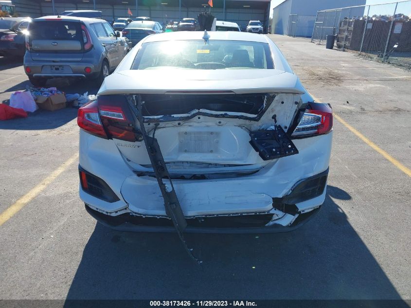 2018 Honda Clarity Plug-In Hybrid VIN: JHMZC5F12JC015920 Lot: 38173426