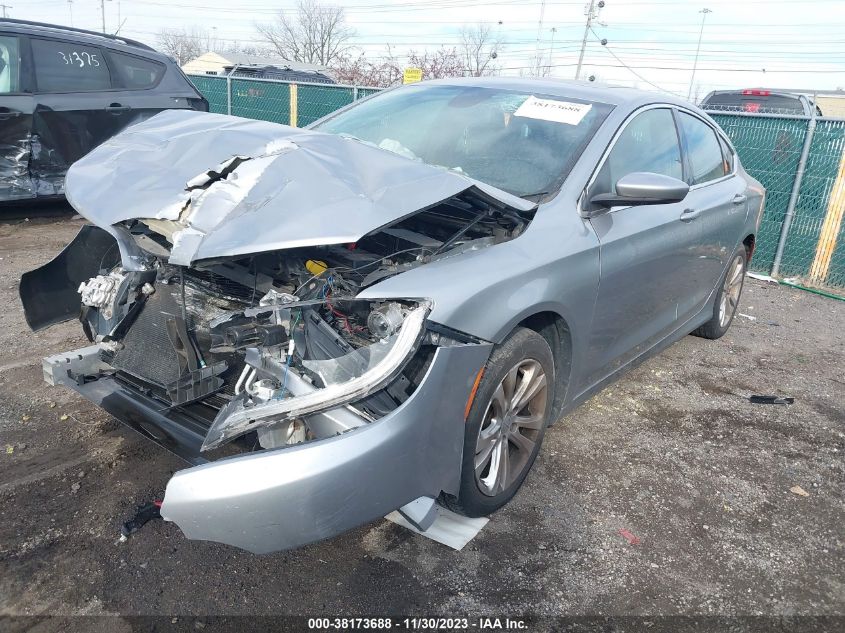 2015 Chrysler 200 Limited VIN: 1C3CCCAB2FN628843 Lot: 38173688