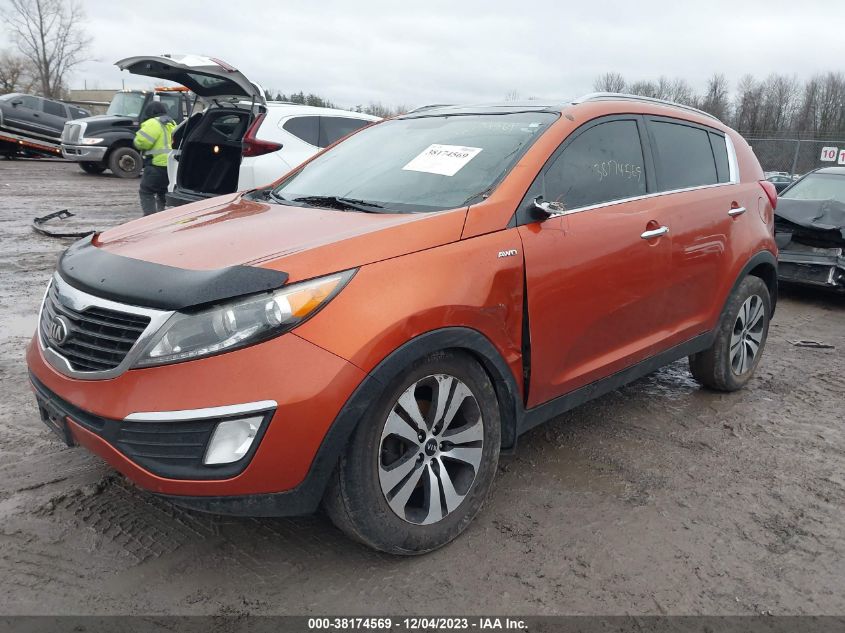 2013 Kia Sportage Ex VIN: KNDPCCA21D7379076 Lot: 38174569