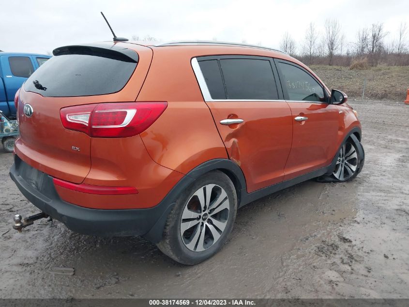 2013 Kia Sportage Ex VIN: KNDPCCA21D7379076 Lot: 38174569