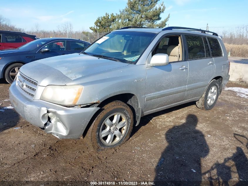 2003 Toyota Highlander Limited VIN: JTEHF21A930098563 Lot: 38174918