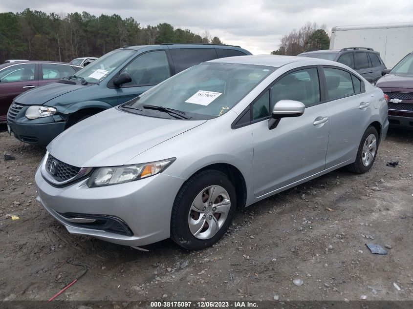 2HGFB2F53FH559096 2015 Honda Civic Lx