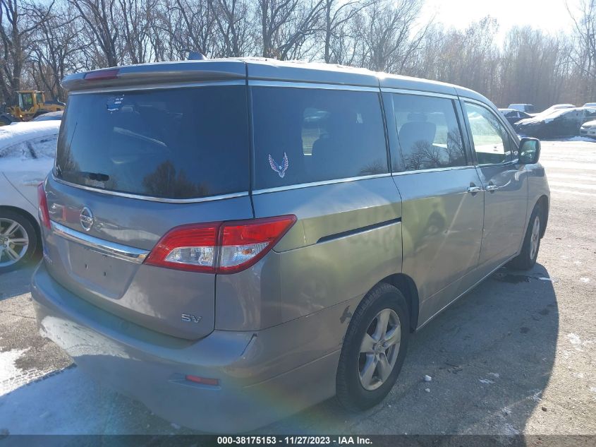 2012 Nissan Quest Sv VIN: JN8AE2KP3C9043411 Lot: 38175153