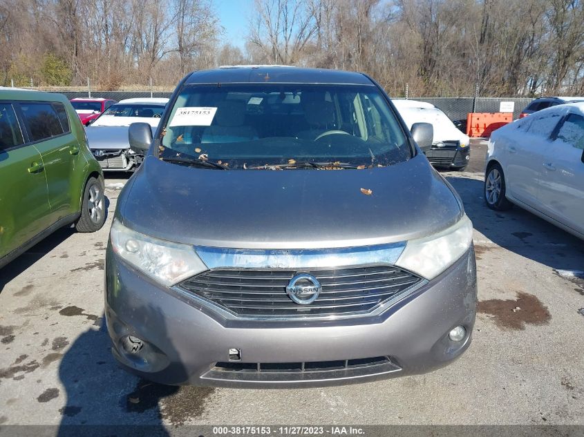 2012 Nissan Quest Sv VIN: JN8AE2KP3C9043411 Lot: 38175153