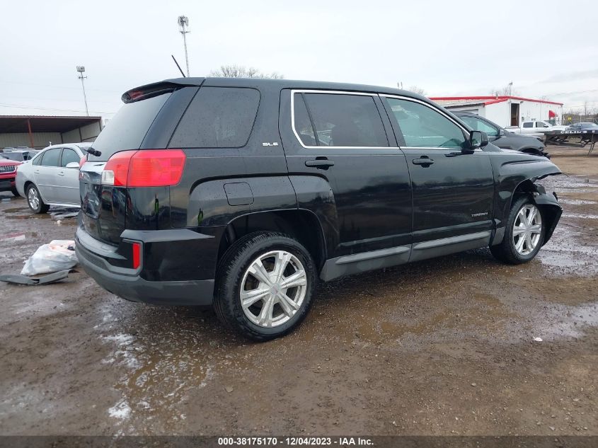 2017 GMC Terrain Sle-1 VIN: 2GKALMEK7H6341206 Lot: 38175170