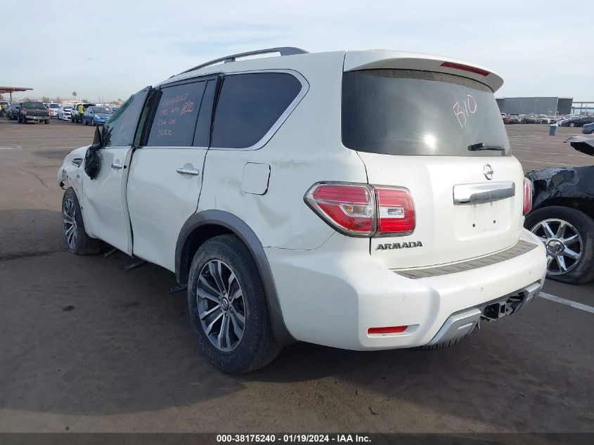 2018 Nissan Armada Sl VIN: JN8AY2ND7JX003222 Lot: 38175240