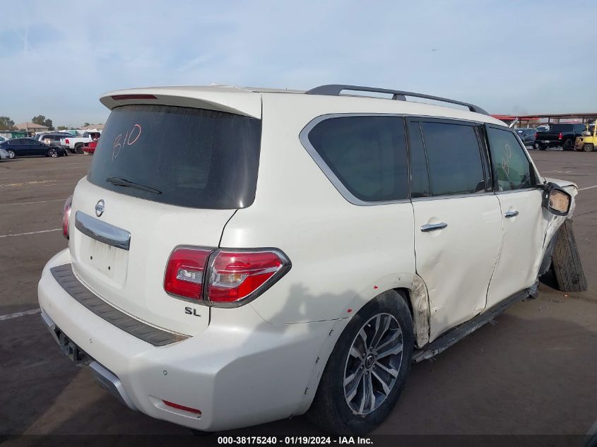 2018 Nissan Armada Sl VIN: JN8AY2ND7JX003222 Lot: 38175240