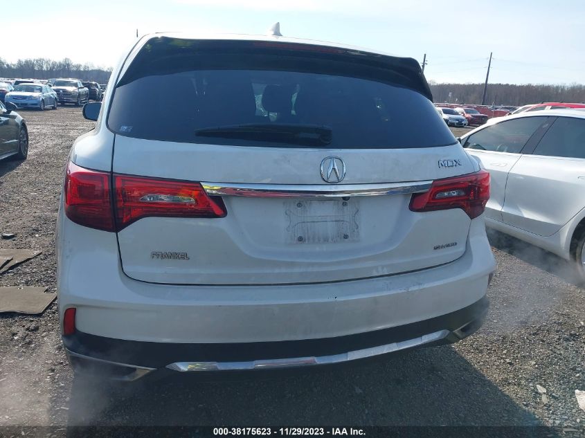 5J8YD4H32JL001794 2018 Acura Mdx