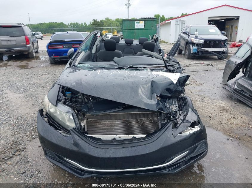 2014 Honda Civic Lx VIN: 19XFB2F57EE050105 Lot: 38175781