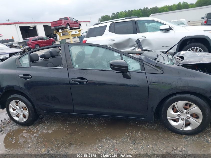 2014 Honda Civic Lx VIN: 19XFB2F57EE050105 Lot: 38175781