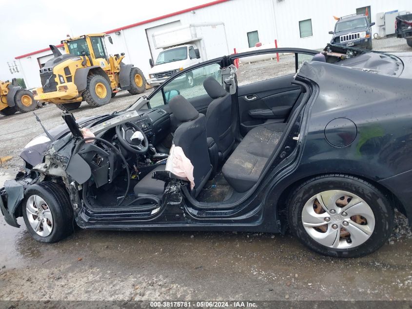 2014 Honda Civic Lx VIN: 19XFB2F57EE050105 Lot: 38175781