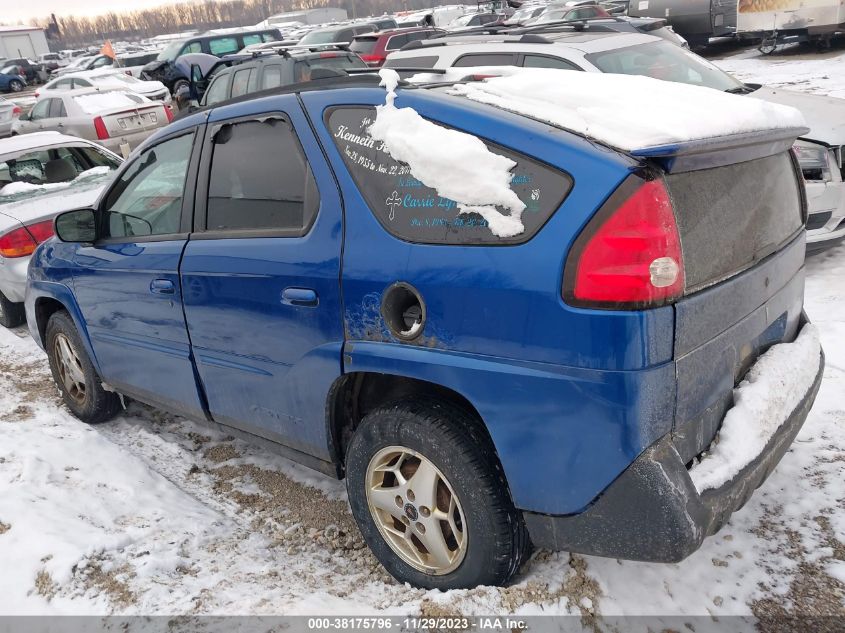 2004 Pontiac Aztek VIN: 3G7DA03E34S558413 Lot: 38175796