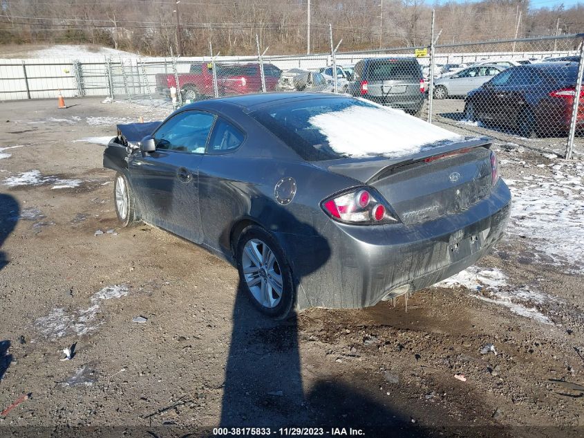 KMHHM66D37U252196 2007 Hyundai Tiburon Gs