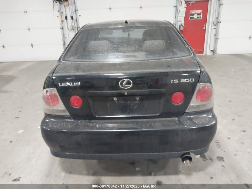 2001 Lexus Is 300 Base (A5) VIN: JTHBD182710031254 Lot: 38176042