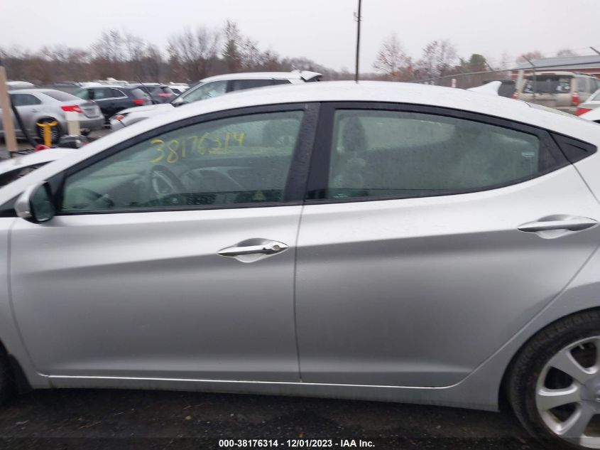 KMHDH4AE2DU604123 2013 Hyundai Elantra Limited (Ulsan Plant)