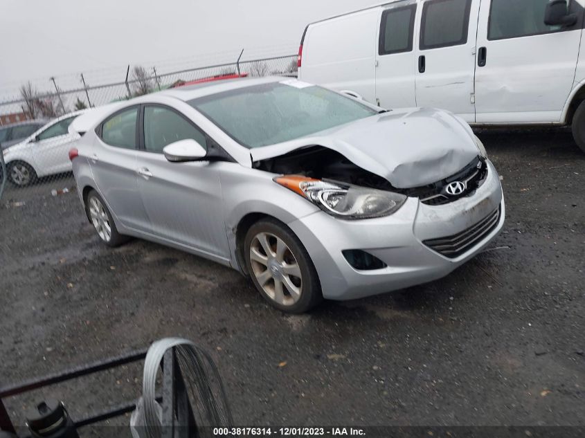 2013 Hyundai Elantra Limited (Ulsan Plant) VIN: KMHDH4AE2DU604123 Lot: 38176314