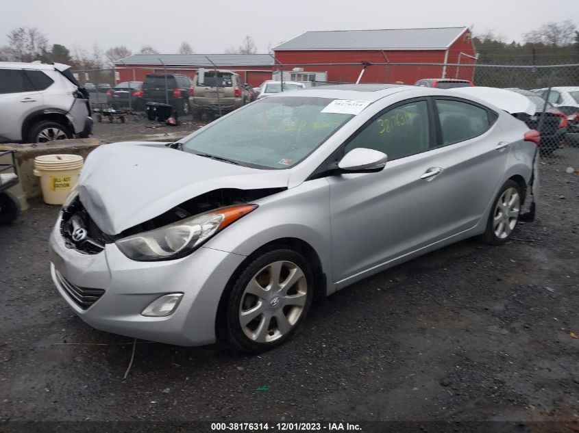 KMHDH4AE2DU604123 2013 Hyundai Elantra Limited (Ulsan Plant)