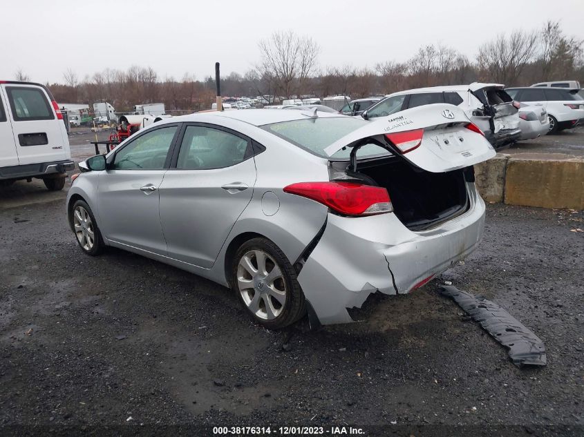 2013 Hyundai Elantra Limited (Ulsan Plant) VIN: KMHDH4AE2DU604123 Lot: 38176314