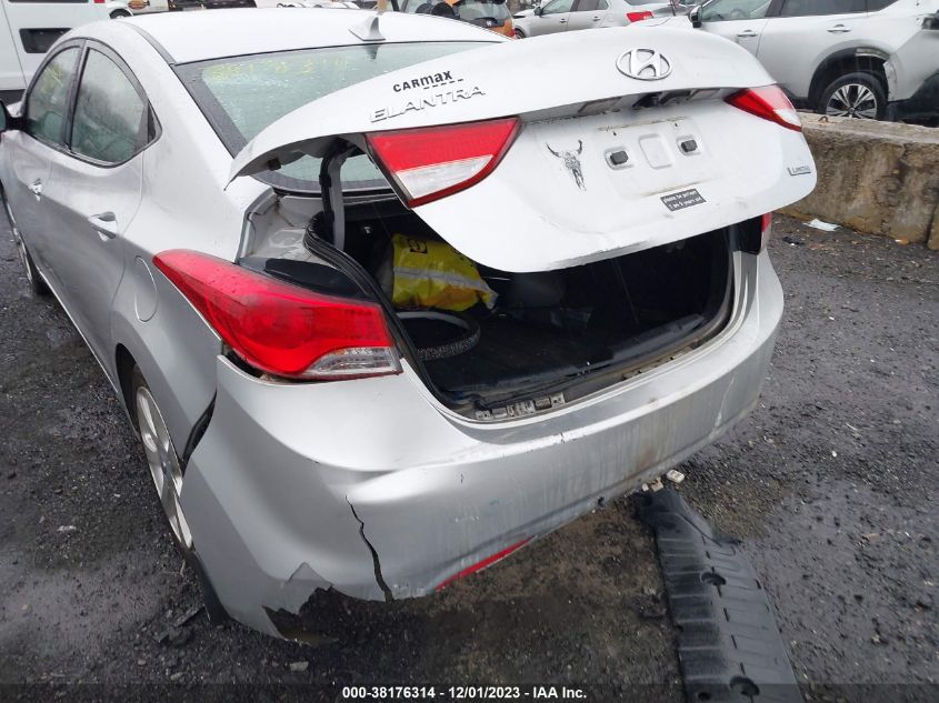 2013 Hyundai Elantra Limited (Ulsan Plant) VIN: KMHDH4AE2DU604123 Lot: 38176314