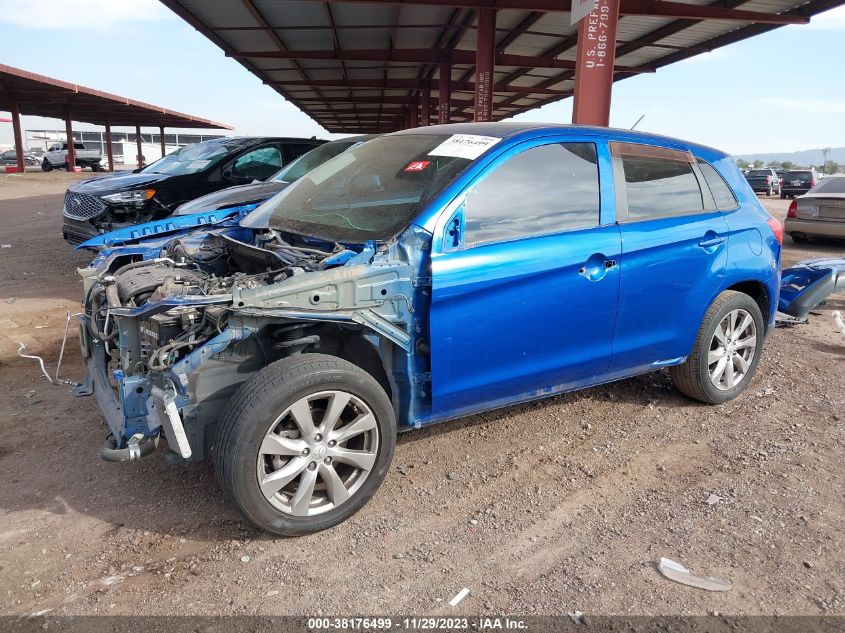 2015 Mitsubishi Outlander Sport Es VIN: 4A4AP3AU3FE031119 Lot: 38176499