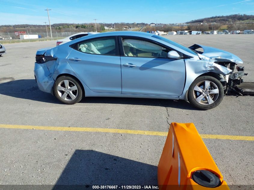 2013 Hyundai Elantra Gls (Ulsan Plant) VIN: KMHDH4AE1DU666175 Lot: 38176667